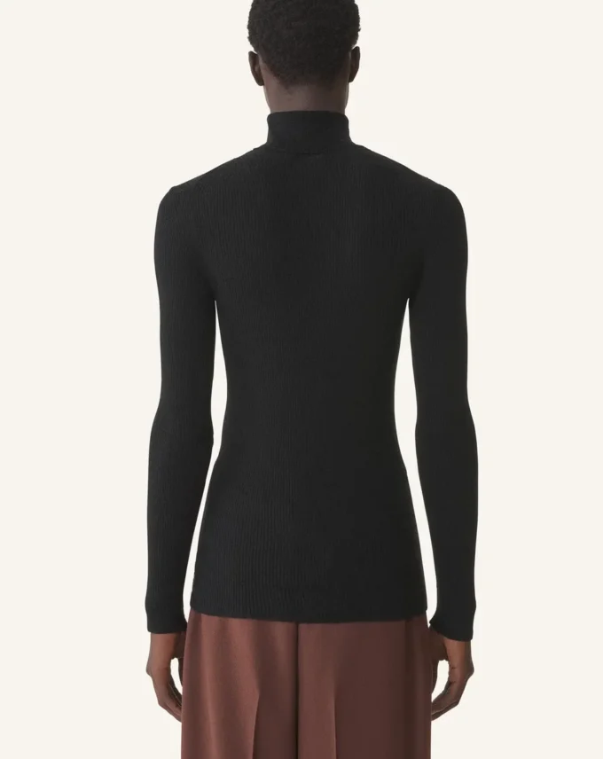 Turtleneck Sweater in Merino Wool and Silk Turtleneck Sweater in Merino Wool and Silk