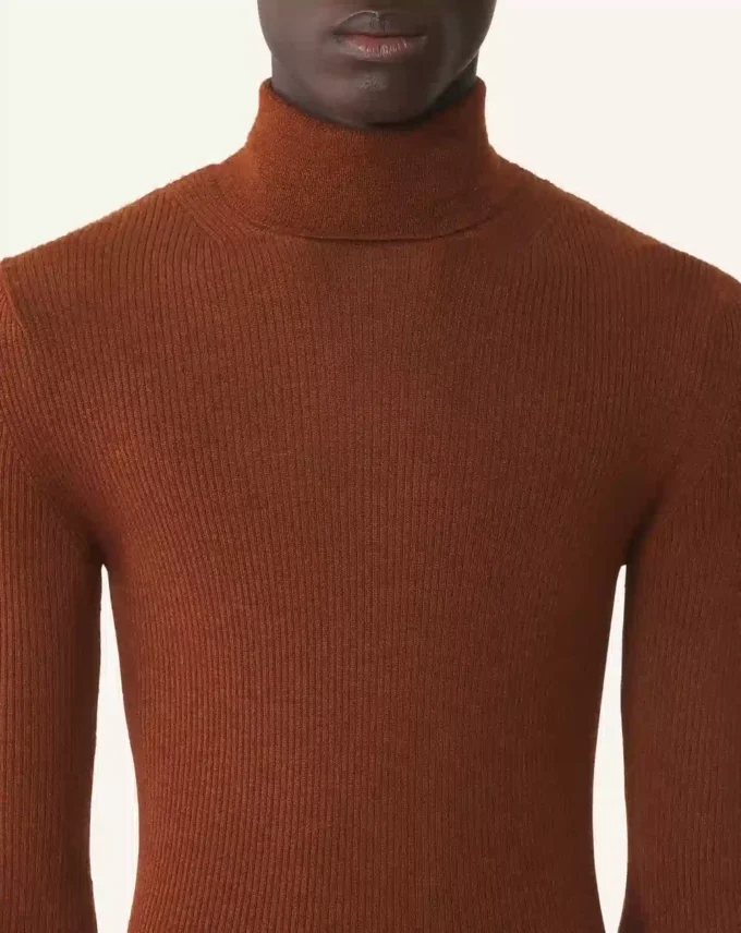 Turtleneck Sweater in Merino Wool and Silk Turtleneck Sweater in Merino Wool and Silk