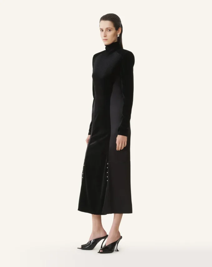 Velvet Midi Dress