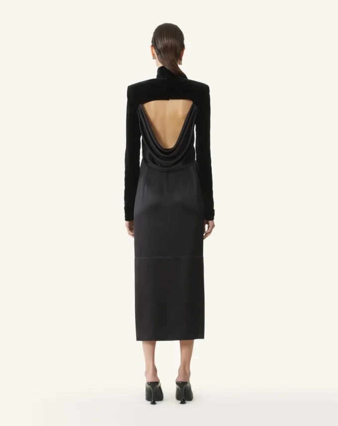 Velvet Midi Dress
