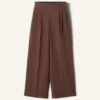 Wide-Leg Flannel Pants Wide-Leg Flannel Pants