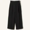Wide-Leg Flannel Pants Wide-Leg Flannel Pants