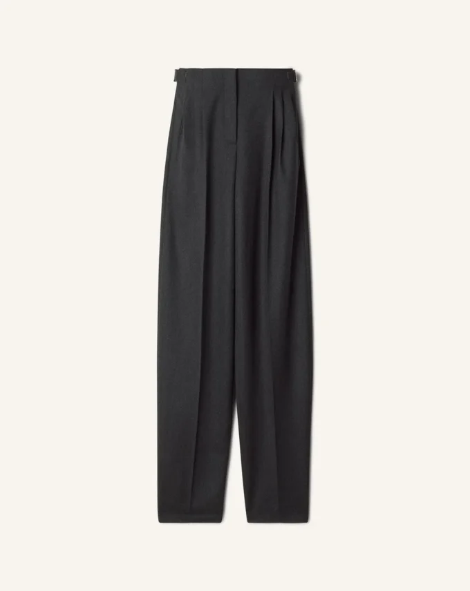 Wide-Leg Flannel Pants Wide-Leg Flannel Pants