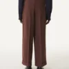 Wide-Leg Flannel Pants Wide-Leg Flannel Pants