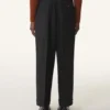 Wide-Leg Flannel Pants Wide-Leg Flannel Pants