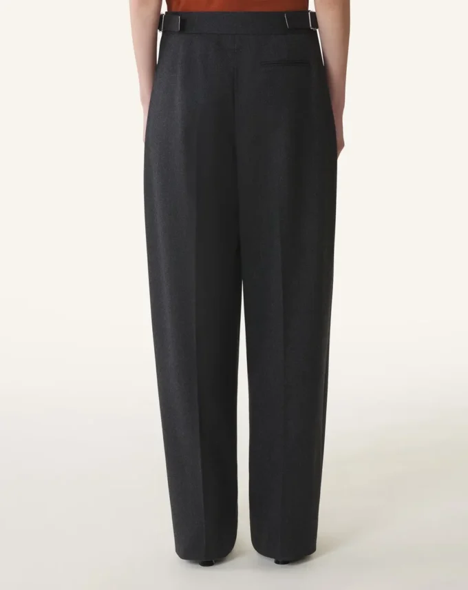 Wide-Leg Flannel Pants Wide-Leg Flannel Pants