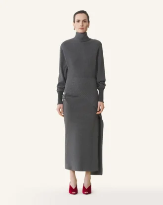 Wool and Cashmere Midi Dress