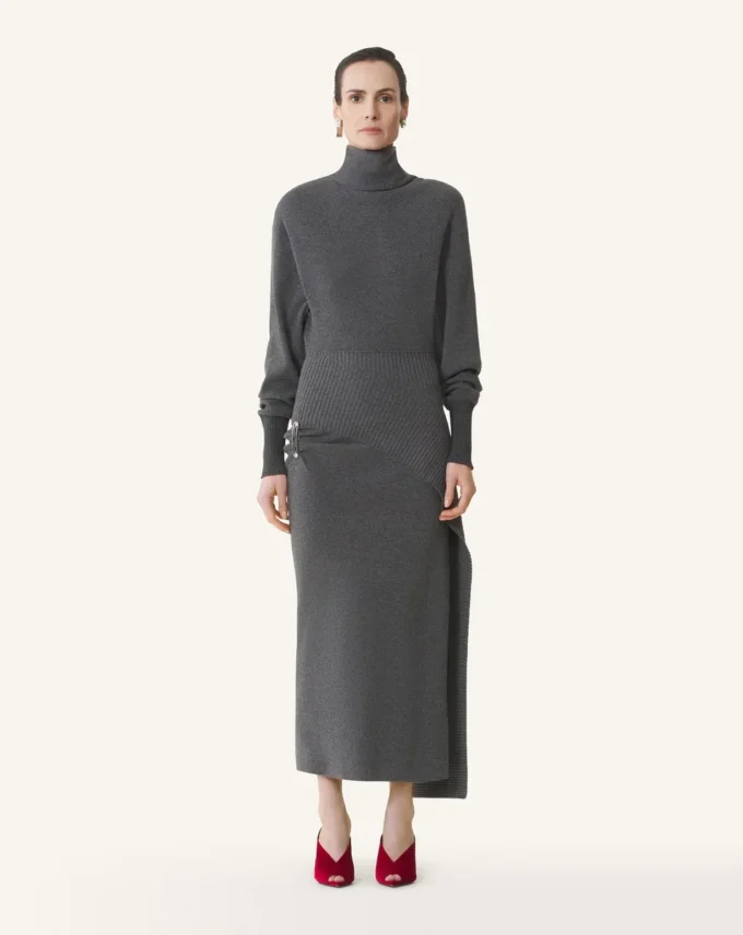Wool and Cashmere Midi Dress Wool and Cashmere Midi Dress