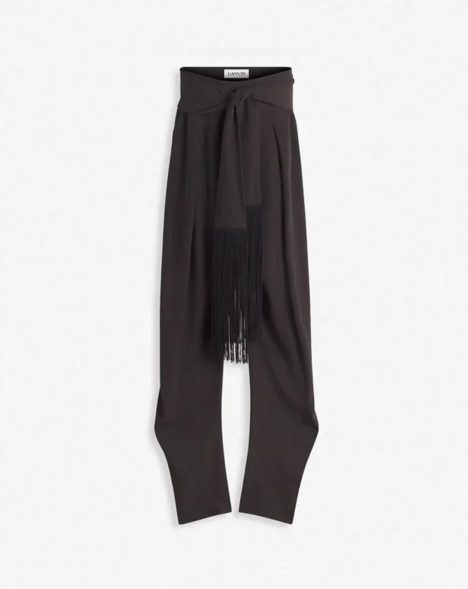 Wool and Viscose Barrel Pants Wool and Viscose Barrel Pants