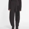 Wool and Viscose Barrel Pants Wool and Viscose Barrel Pants