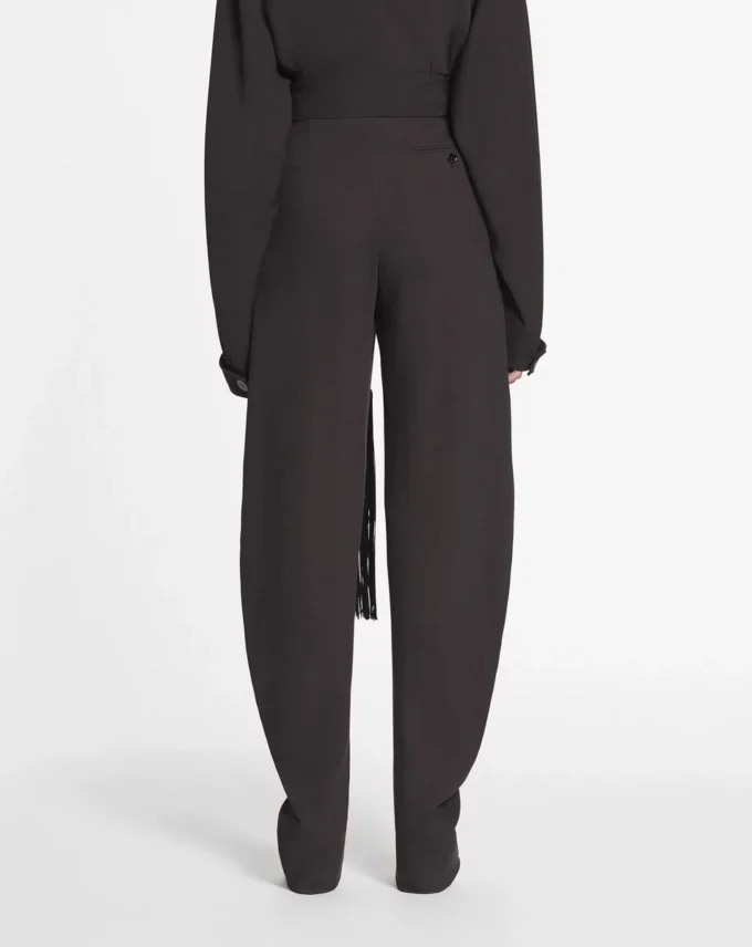 Wool and Viscose Barrel Pants Wool and Viscose Barrel Pants