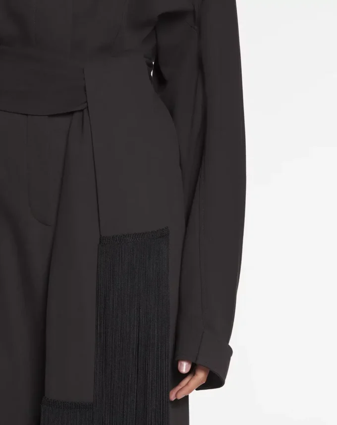 Wool and Viscose Barrel Pants Wool and Viscose Barrel Pants