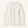Wool Ribbed Cardigan Wool Ribbed Cardigan