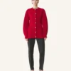 Wool Ribbed Cardigan Wool Ribbed Cardigan
