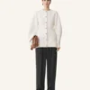 Wool Ribbed Cardigan Wool Ribbed Cardigan