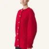 Wool Ribbed Cardigan Wool Ribbed Cardigan