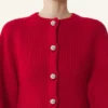 Wool Ribbed Cardigan Wool Ribbed Cardigan