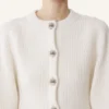 Wool Ribbed Cardigan Wool Ribbed Cardigan