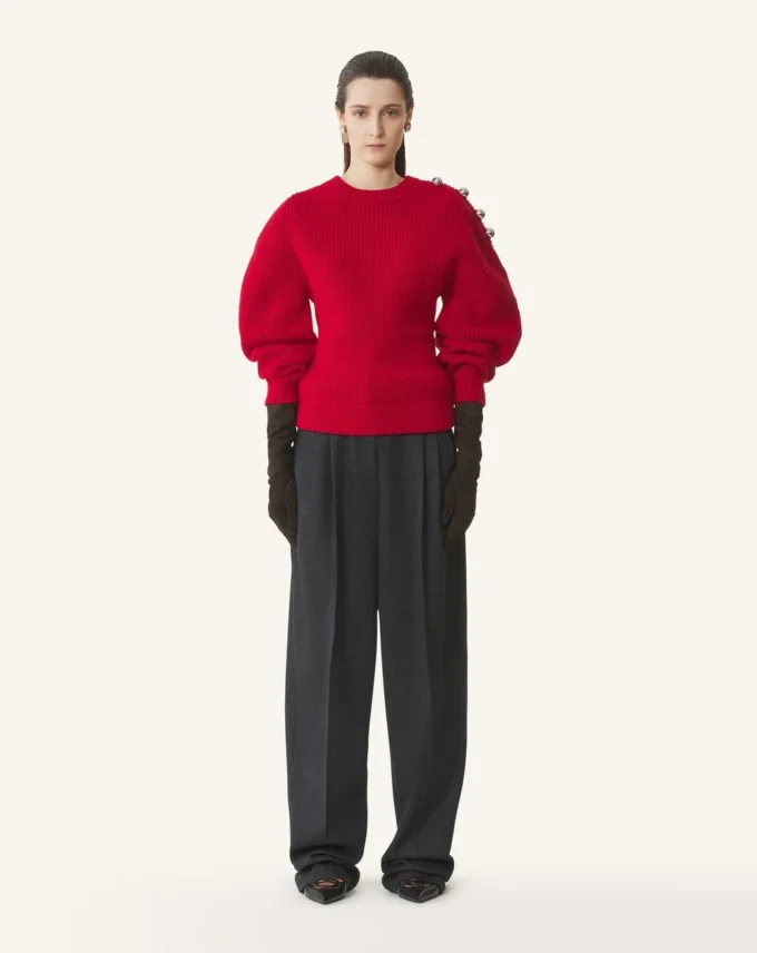 Wool Ribbed Sweater Wool Ribbed Sweater