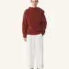 Wool Sweater with Diamond Detail