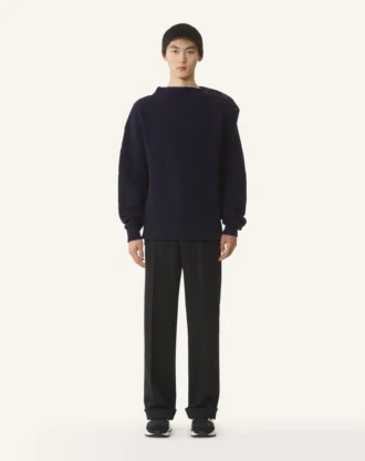 Wool Sweater with Diamond Detail Wool Sweater with Diamond Detail